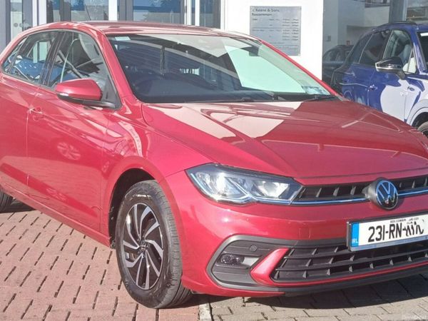 Volkswagen Polo Hatchback, Petrol, 2023, Red