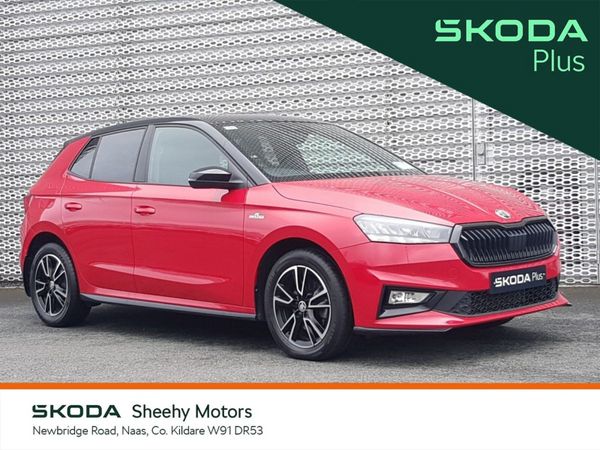 Skoda Fabia Hatchback, Petrol, 2024, Red