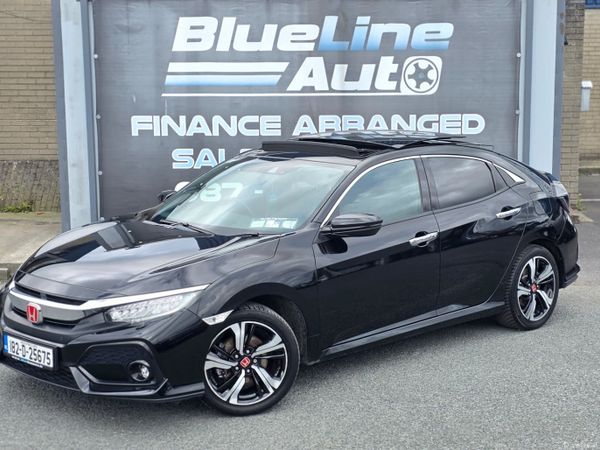 Honda Civic Hatchback, Petrol, 2018, Black