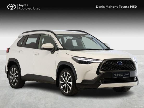 Toyota Corolla Cross SUV, Petrol Hybrid, 2023, White