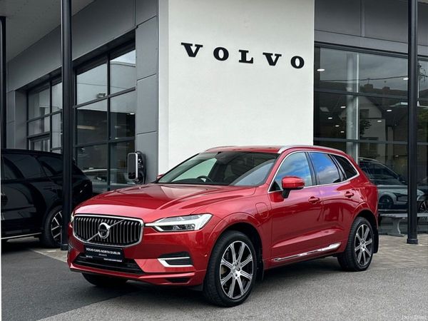 Volvo XC60 SUV, Petrol Plug-in Hybrid, 2021, Red