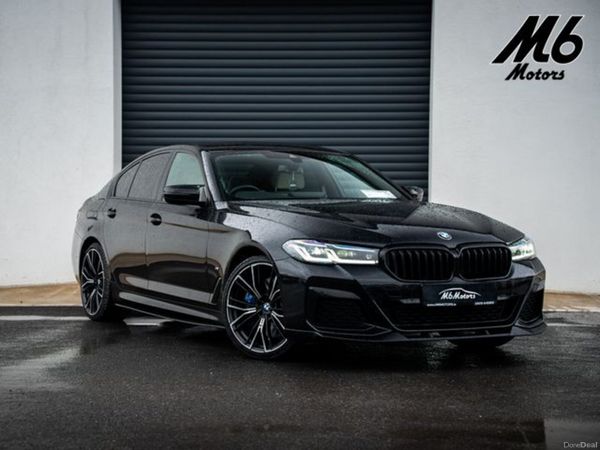 BMW 5-Series Saloon, Petrol Plug-in Hybrid, 2021, Black