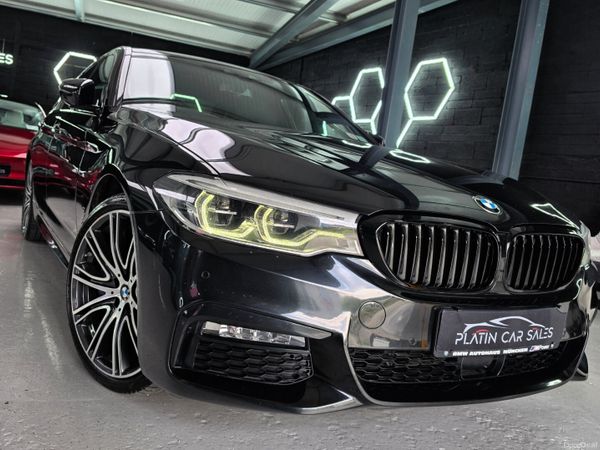 BMW 5-Series Saloon, Petrol Plug-in Hybrid, 2017, Black