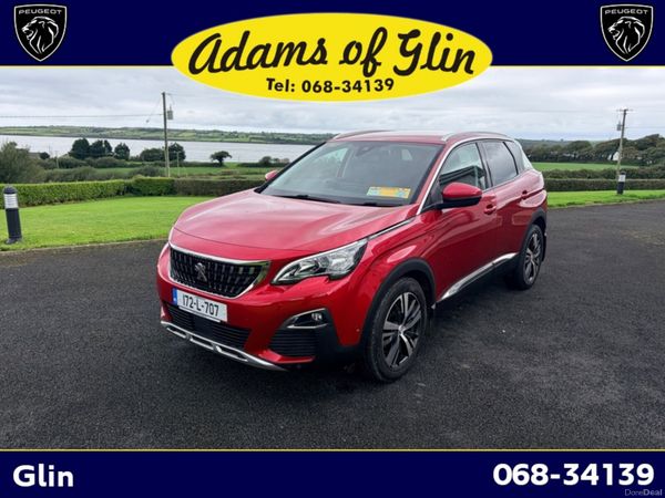 Peugeot 3008 MPV, Petrol, 2017, Red