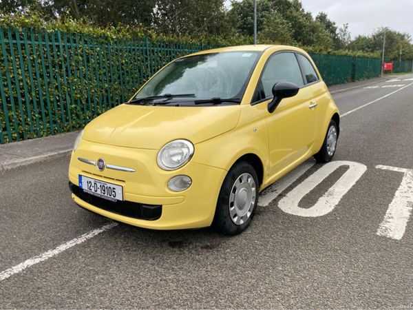 Fiat 500 Hatchback, Petrol, 2012, Yellow