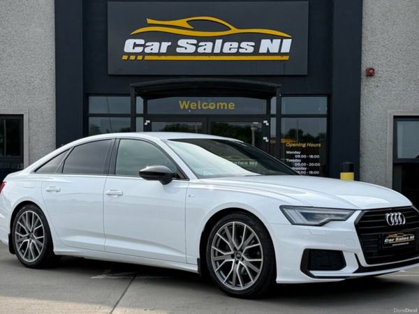 Audi A6 Saloon, Diesel Hybrid, 2020, White