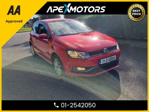 Volkswagen Polo Hatchback, Petrol, 2017, Red