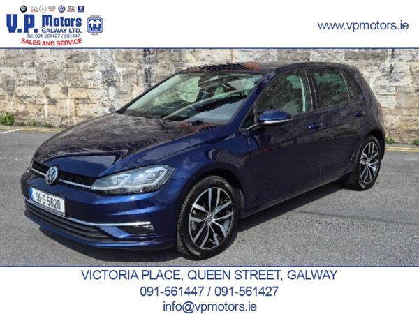 Volkswagen Golf Hatchback, Petrol, 2019, Blue