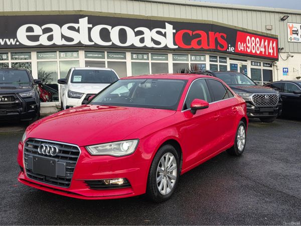 Audi A3 Saloon, Petrol, 2016, Red