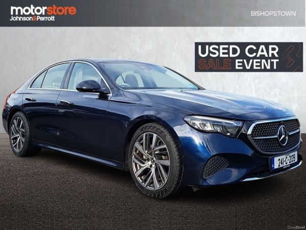 Mercedes-Benz E-Class Saloon, Diesel Hybrid, 2024, Blue