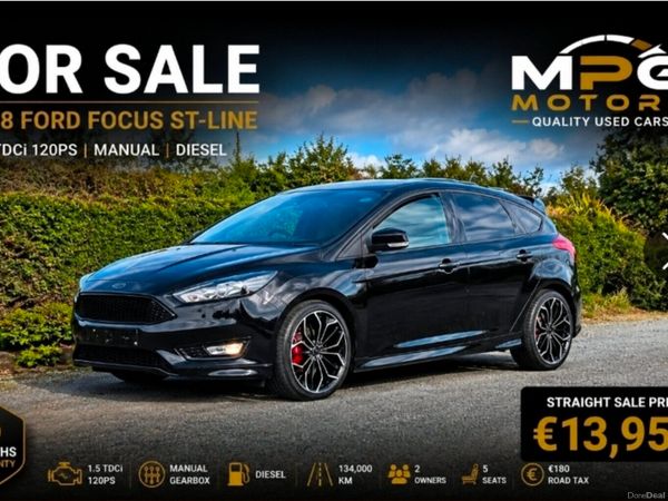 Ford Focus Hatchback, Diesel, 2018, Black