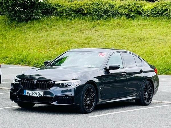 BMW 5-Series Saloon, Petrol Plug-in Hybrid, 2018, Grey