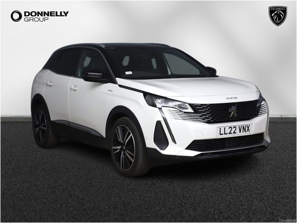 Peugeot 3008 Estate, Petrol Hybrid, 2022, White