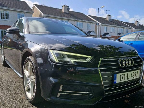 Audi A4 Saloon, Diesel, 2017, Black
