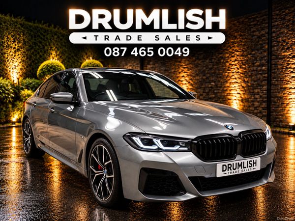 BMW 5-Series Saloon, Petrol Hybrid, 2023, Grey