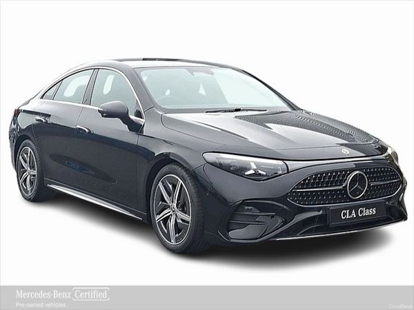 Mercedes-Benz CLA Saloon, Petrol Hybrid, 2026, Black