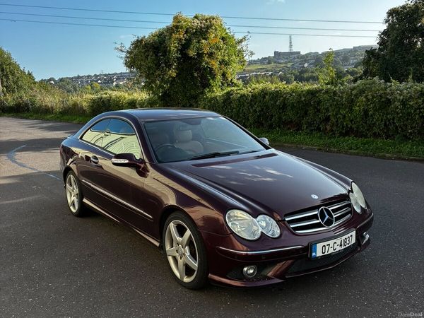 Mercedes-Benz CLK Coupe, Diesel, 2007, Red