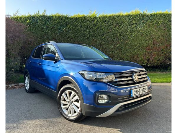 Volkswagen T-Cross SUV, Petrol, 2024, Blue
