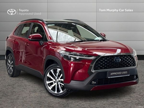 Toyota Corolla Cross SUV, Petrol Hybrid, 2023, Red