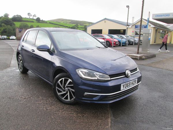 Volkswagen Golf Hatchback, Diesel, 2020, Blue