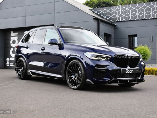 BMW X5 SUV, Electric, 2022, Blue