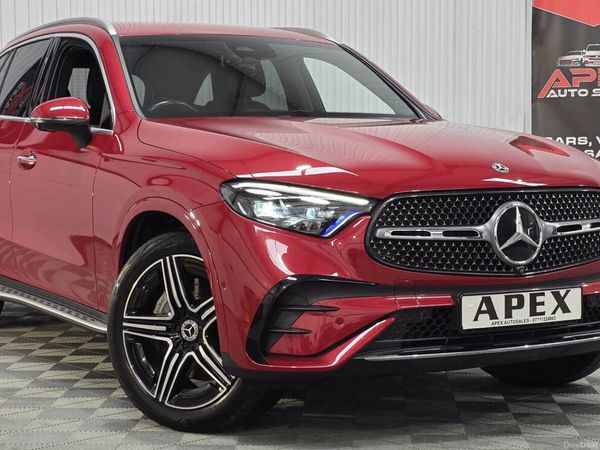 Mercedes-Benz GLC SUV, Diesel Hybrid, 2024, Red