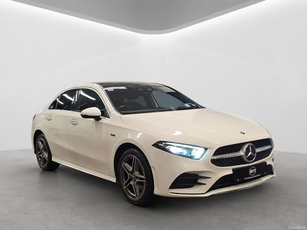Mercedes-Benz A-Class Saloon, Petrol Plug-in Hybrid, 2020, White
