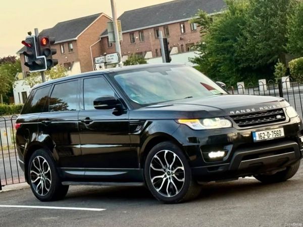 Land Rover Range Rover Sport SUV, Diesel, 2016, Black