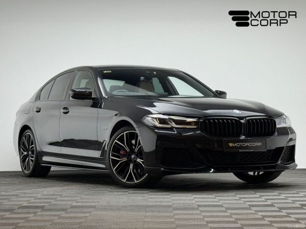 BMW 5-Series Saloon, Petrol Plug-in Hybrid, 2022, Black