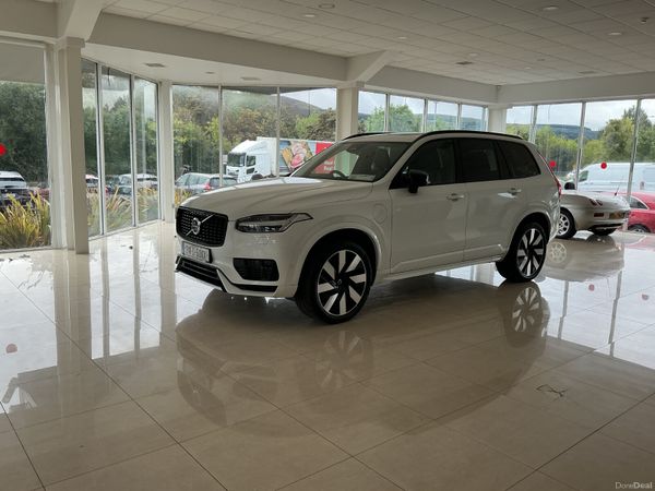 Volvo XC90 SUV, Petrol Plug-in Hybrid, 2024, White