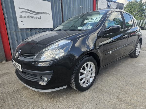Renault Clio Hatchback, Petrol, 2008, Black