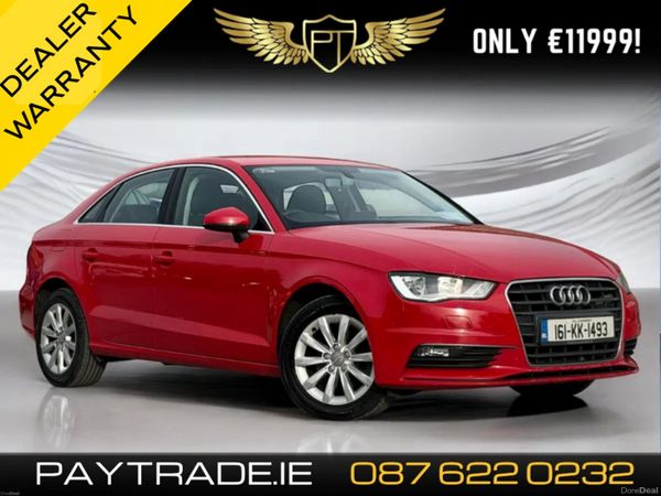 Audi A3 Saloon, Diesel, 2016, Red
