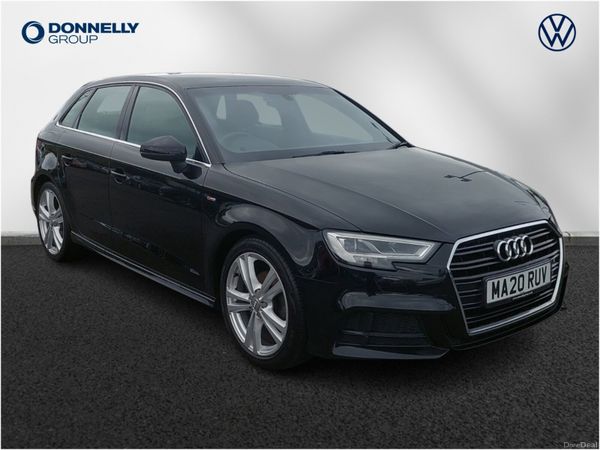 Audi A3 Hatchback, Diesel, 2020, Black