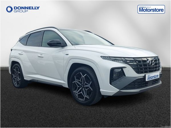 Hyundai Tucson SUV, Petrol Hybrid, 2024, White