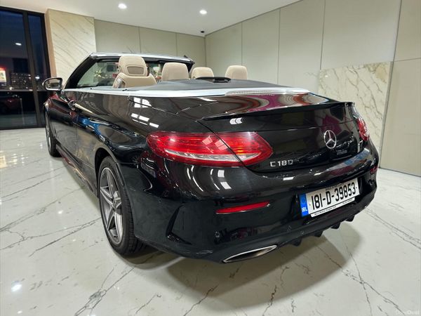 Mercedes-Benz C-Class Convertible, Petrol, 2018, Black
