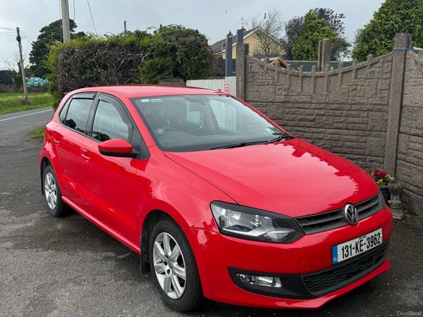 Volkswagen Polo Hatchback, Diesel, 2013, Red