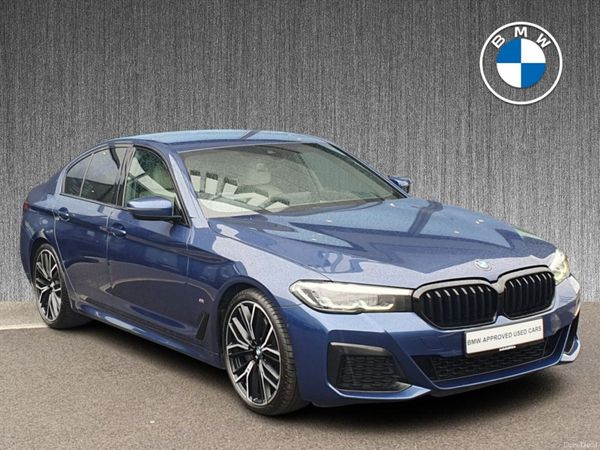 BMW 5-Series Saloon, Diesel, 2022, Blue
