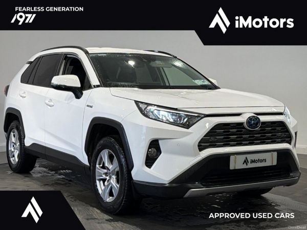 Toyota RAV4 SUV, Petrol Hybrid, 2021, White