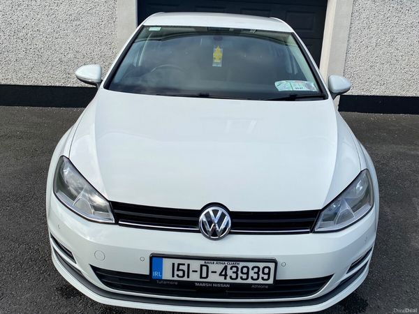Volkswagen Golf Hatchback, Diesel, 2015, White