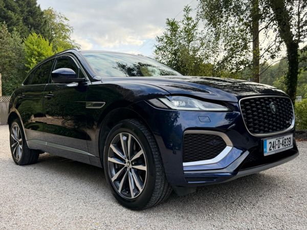 Jaguar F-Pace SUV, Petrol Plug-in Hybrid, 2024, Blue
