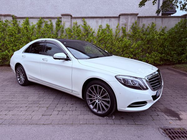 Mercedes-Benz S-Class Saloon, Petrol Hybrid, 2015, White