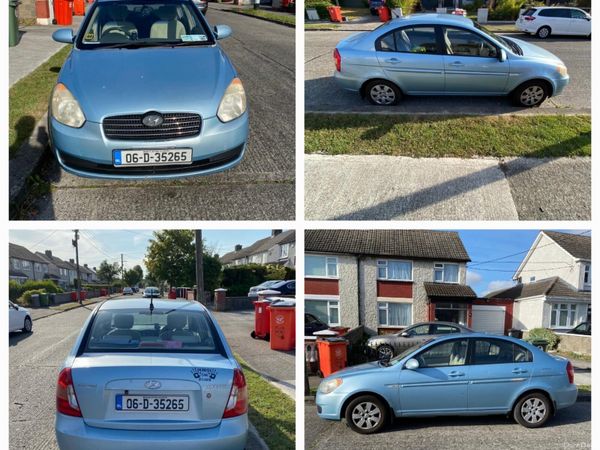 Hyundai Accent Saloon, Petrol, 2006, Blue