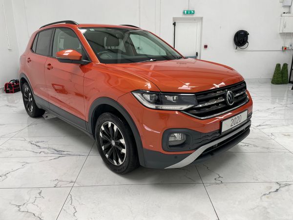 Volkswagen T-Cross Hatchback, Petrol, 2020, Orange