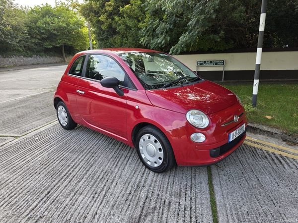 Fiat 500 Hatchback, Petrol, 2011, Red