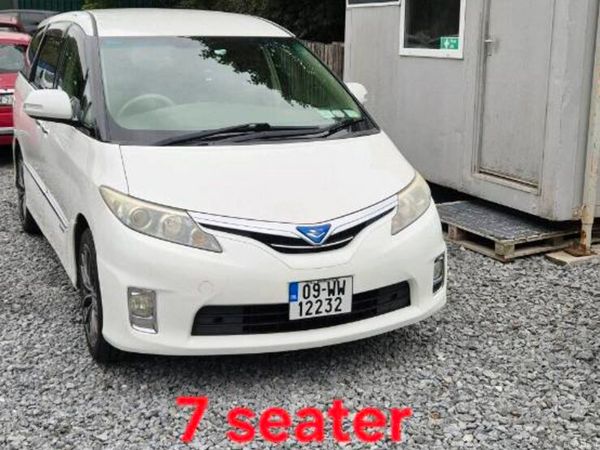 Toyota Estima MPV, Petrol Hybrid, 2009, White