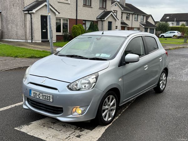 Mitsubishi Mirage Hatchback, Petrol, 2013, Silver