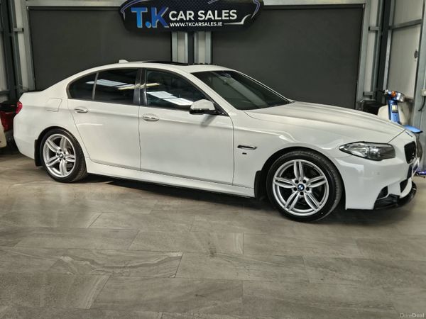 BMW 5-Series Saloon, Diesel, 2015, White