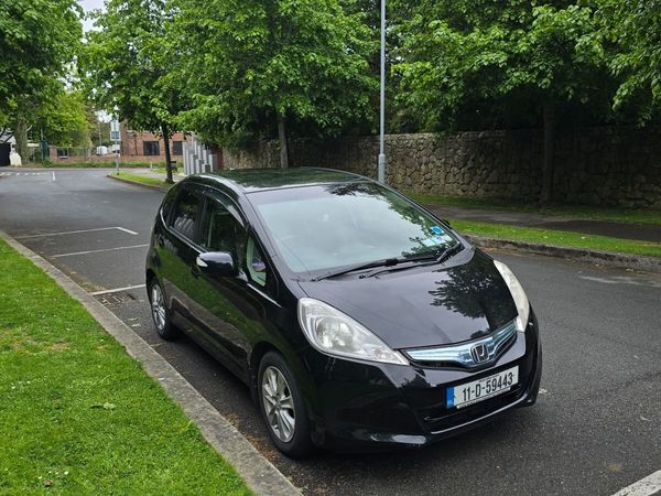 Honda Fit Hatchback, Petrol Hybrid, 2011, Black