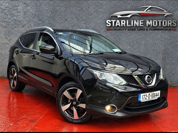 Nissan Qashqai SUV, Petrol, 2017, Black