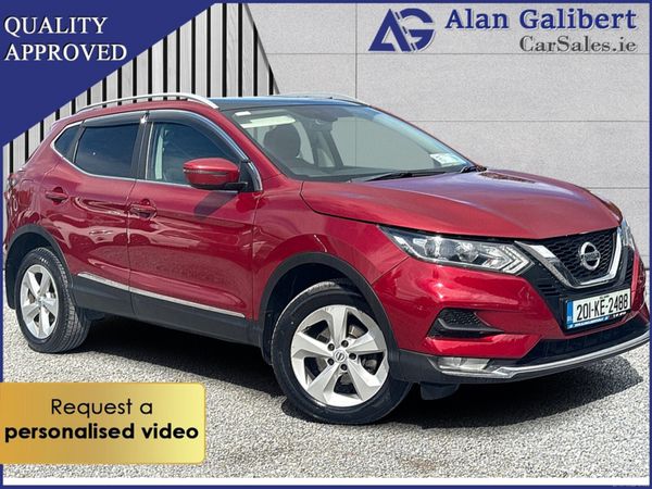 Nissan Qashqai MPV, Petrol, 2020, Red